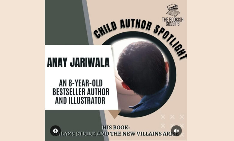 Anay Jariwala - An 8 year old bestseller author and illustrator Child Author Spotlight